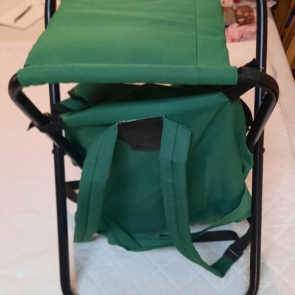 .Back Pack Folding Camping Stool (Vintage) - Picture 3 of 4
